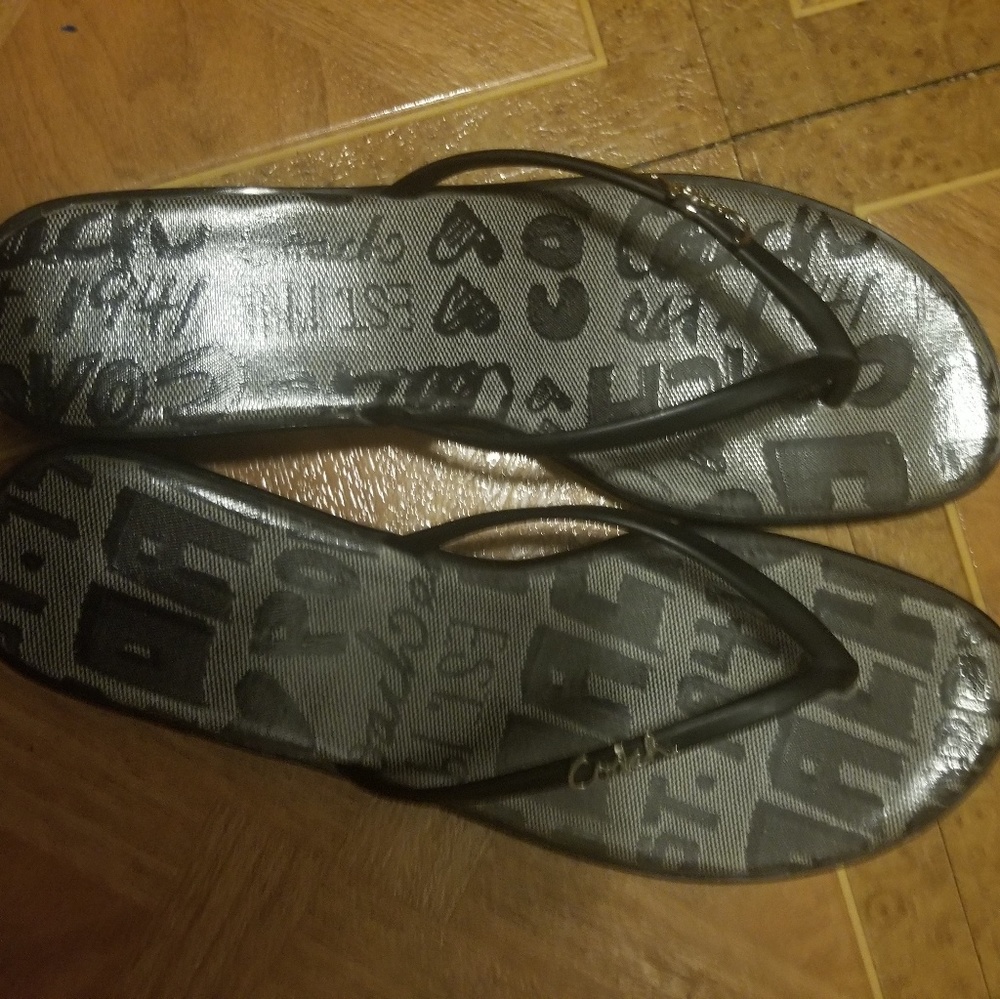 Sandles/coach/like new ,worn once